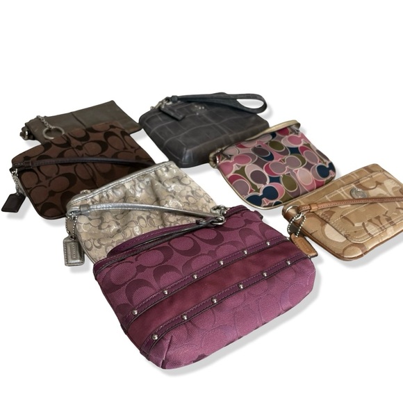 HTF Y2K VTG Coach BUNDLE Wristlets + Mini Skinny Bundle Rare Vintage – Set of 7 - Picture 6 of 15